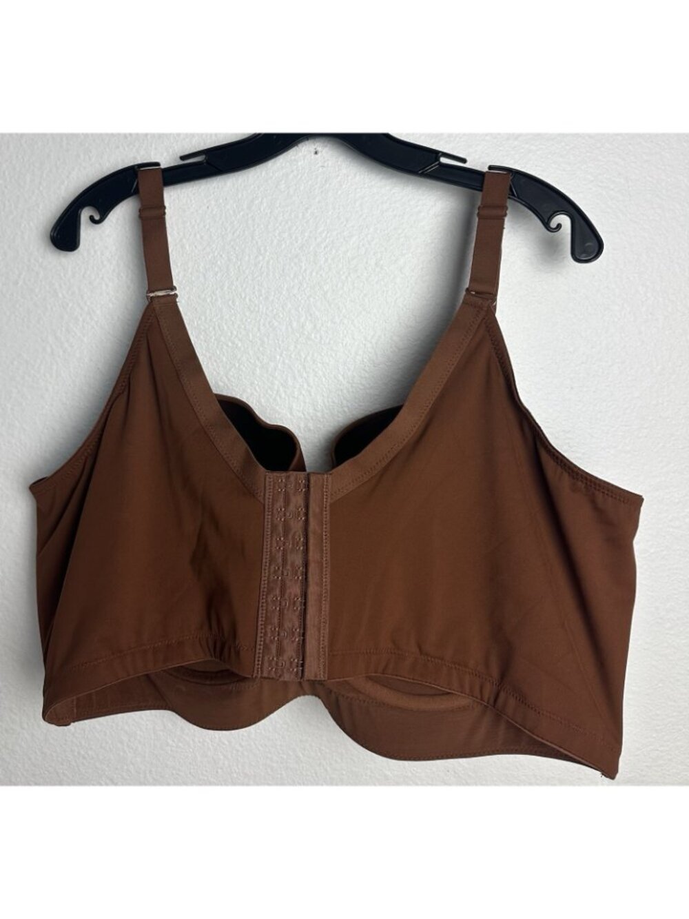 Shapellx Bare Essentials™AirSlim 48DD Brown Back Smoothing Underwire Push-Up Bra - Picture 3 of 12